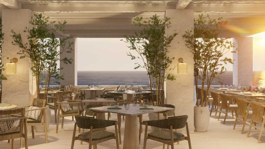 O Patmos Aktis é o único resort de luxo na remota ilha grega Patmos. (Foto: Divulgação)