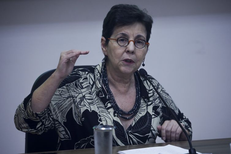 Brasília (DF) 01/02/2022 – A diretora Socioambiental do BNDES, Tereza Campello durante apresentação do balanço do Fundo Amazônia em 2023.  Foto: Joédson Alves/Agência Brasil
