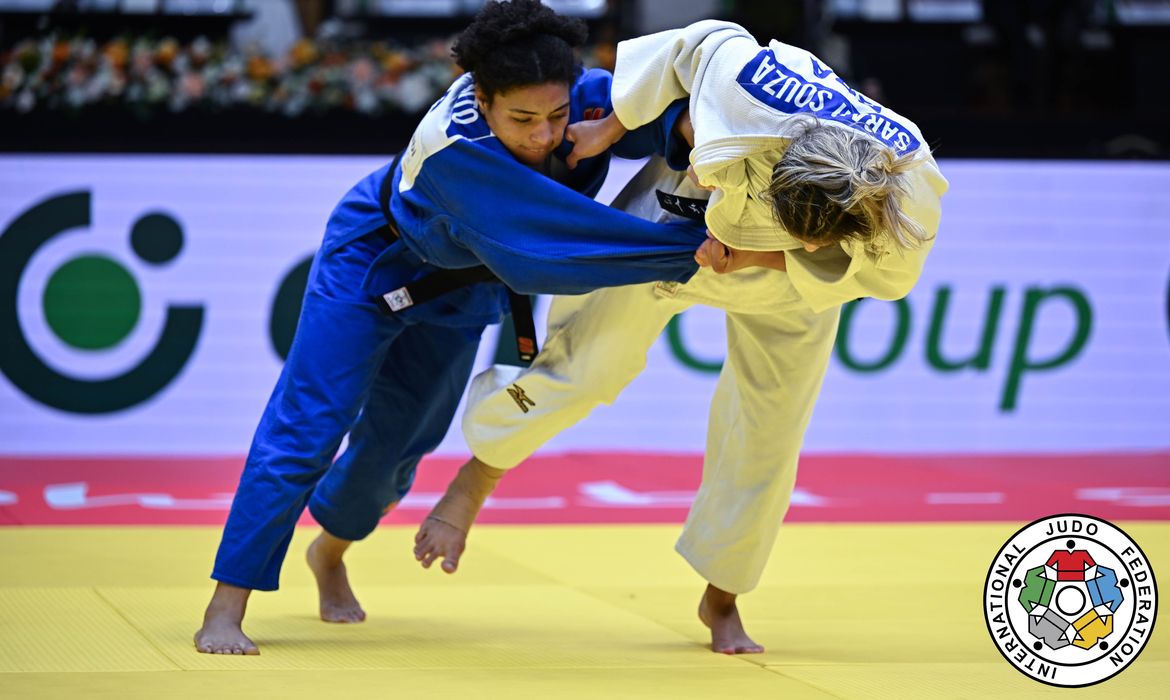 Tamara Kulumbegashvili/IJF/Direitos Reservados judô, Shirlen Nascimento, Grand Slam de Abu Dhabi