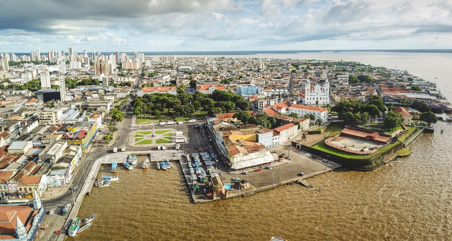 Vista panorâmica de Belém (PA)