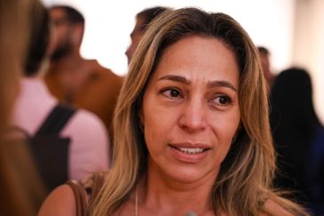 Tomaz Silva/Agência Brasil Petrópolis (RJ), 23/08/2025 – A arquiteta Teka Mesquita durante abertura da exposição Insurgências Indígenas – Arte, Memória e Resistência, no Sesc Quitandinha, em Petrópolis. Foto: Tomaz Silva/Agência Brasil