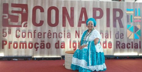 Daniella Almeida/Agência Brasil Brasília (DF), 16/09/2025 –A candomblecista Iyá Márcia de Ogum, de Salvador, é delegada na 5ª Conferência Nacional de Promoção da Igualdade Racial (Conapir) de 2025. Foto: Daniella Almeida/Agência Brasil