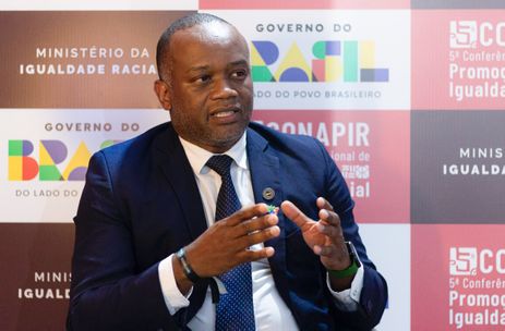 Thaylyson Santos/MIR Brasília (DF), 16/09/2025 – entrevistado: secretário de Gestão do Sistema Nacional de Promoção da Igualdade Racial do MIR, Clédisson Júnior,. Foto: Thaylyson Santos/MIR