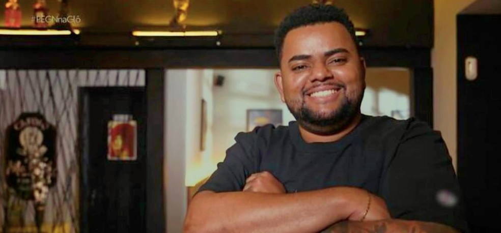Matheus Vitor é dono do MaBlack, restaurante em Indaiatuba, no interior de SP — Foto: Reprodução / TV Globo / PEGN