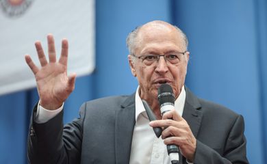 São Paulo(SP) 06/02/2026 .Vice-Presidente Geraldo Alckmin no “Palestrar no Sindicato dos Trabalhadores nas Indústrias da Construção Civil - Sintracon” .  Foto: Paulo Pinto/Agência Brasil