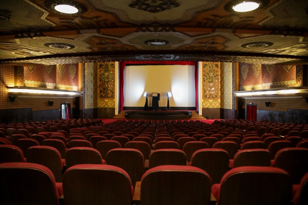 Sala do histórico Cinema São Luiz — Foto: Fundarpe/Divulgação