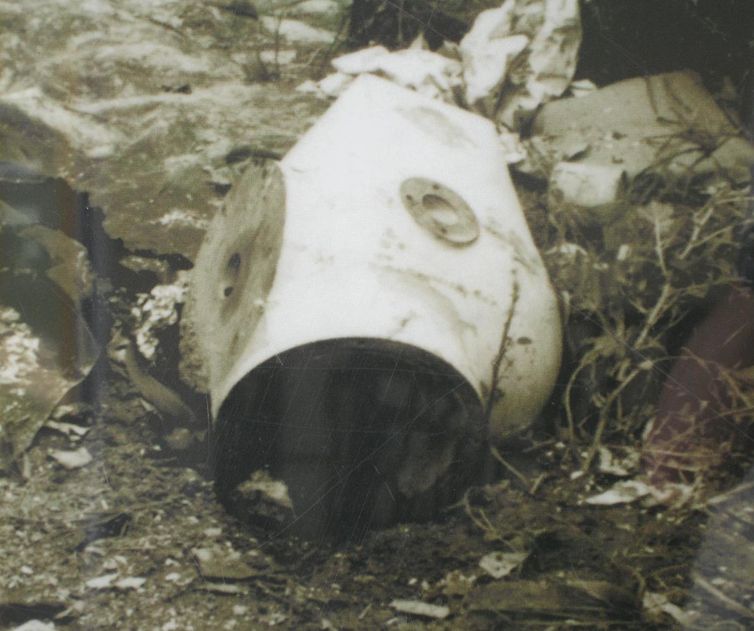 Uma fotografia da fonte radioativa envolvida no acidente de 1987 em Goiânia, Brasil. Foto: Wikipédia/ Divulgação