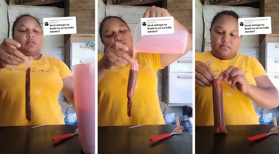 Mary Duarte costuma compartilhar respostas 'sinceronas' enquanto produz os geladinhos