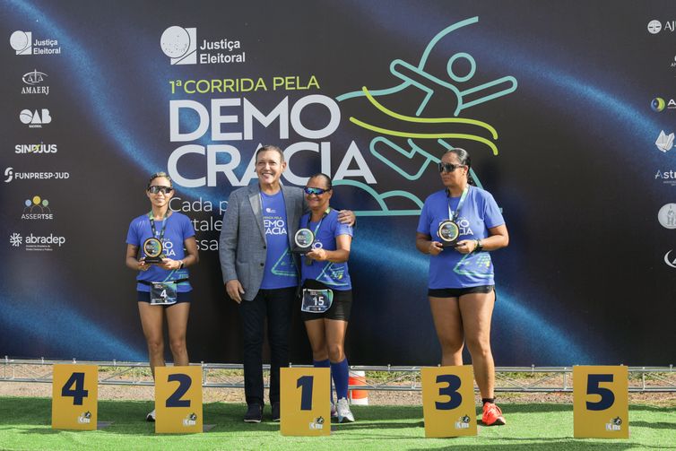 Jamile Ferraris/TSE 1ª Corrida pela democracia - Justiça Eleitoral - 09.08.2026 Foto:Jamile Ferraris/TSE