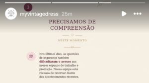 apos-protestos,-dona-de-loja-de-vestidos-de-noiva-diz-ter-sofrido-ameacas: