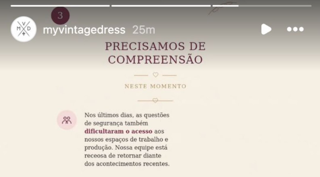apos-protestos,-dona-de-loja-de-vestidos-de-noiva-diz-ter-sofrido-ameacas: