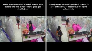 cliente-devolve-vestido-de-festa-e-descobre-na-loja-que-gato-estava-dentro;-veja-o-video