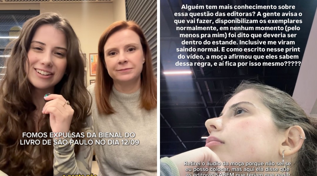 influenciadoras-sao-expulsas-da-bienal-do-livro-de-sp-por-fazerem-distribuicao-de-livros-e-caso-viraliza:-‘humilhante’
