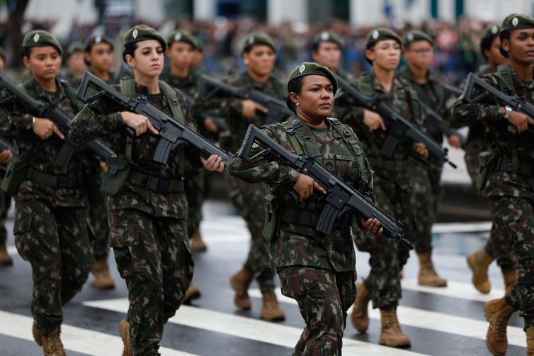 Fernando Frazão/Agência Brasil Rio de Janeiro (RJ), 07/09/2026 – Desfile cívico-militar no Dia da Independência, na Avenida Presidente Vargas. Foto: Fernando Frazão/Agência Brasil
