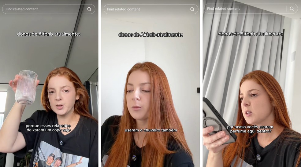 Mari Purper simula anfitriões analisando o espaço após a saída do hóspede e encontrando 