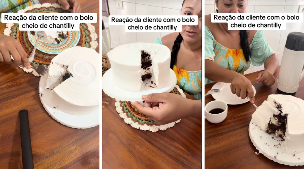 Cliente que encomendou o mesmo bolo devolvido afima que ele é