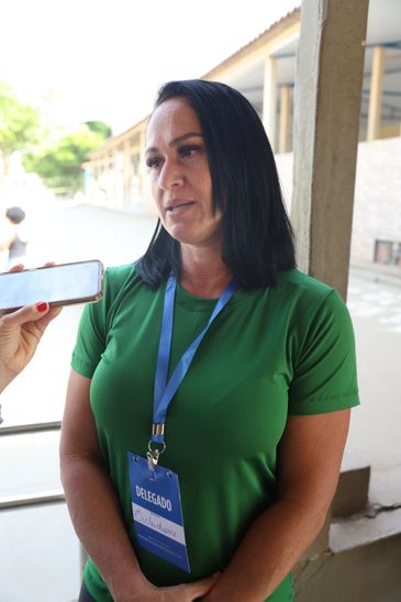 Valter Campanato/Agência Brasil Brasília (DF), 25/10/2026 - Ecleidiane Nascimento dos Santos em dia de votação das Eleições 2026, na Escola Classe 01 do Varjão. Foto: Valter Campanato/Agência Brasil